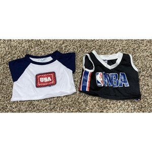 Build A Bear Nba Jersey Usa Shirt Lot